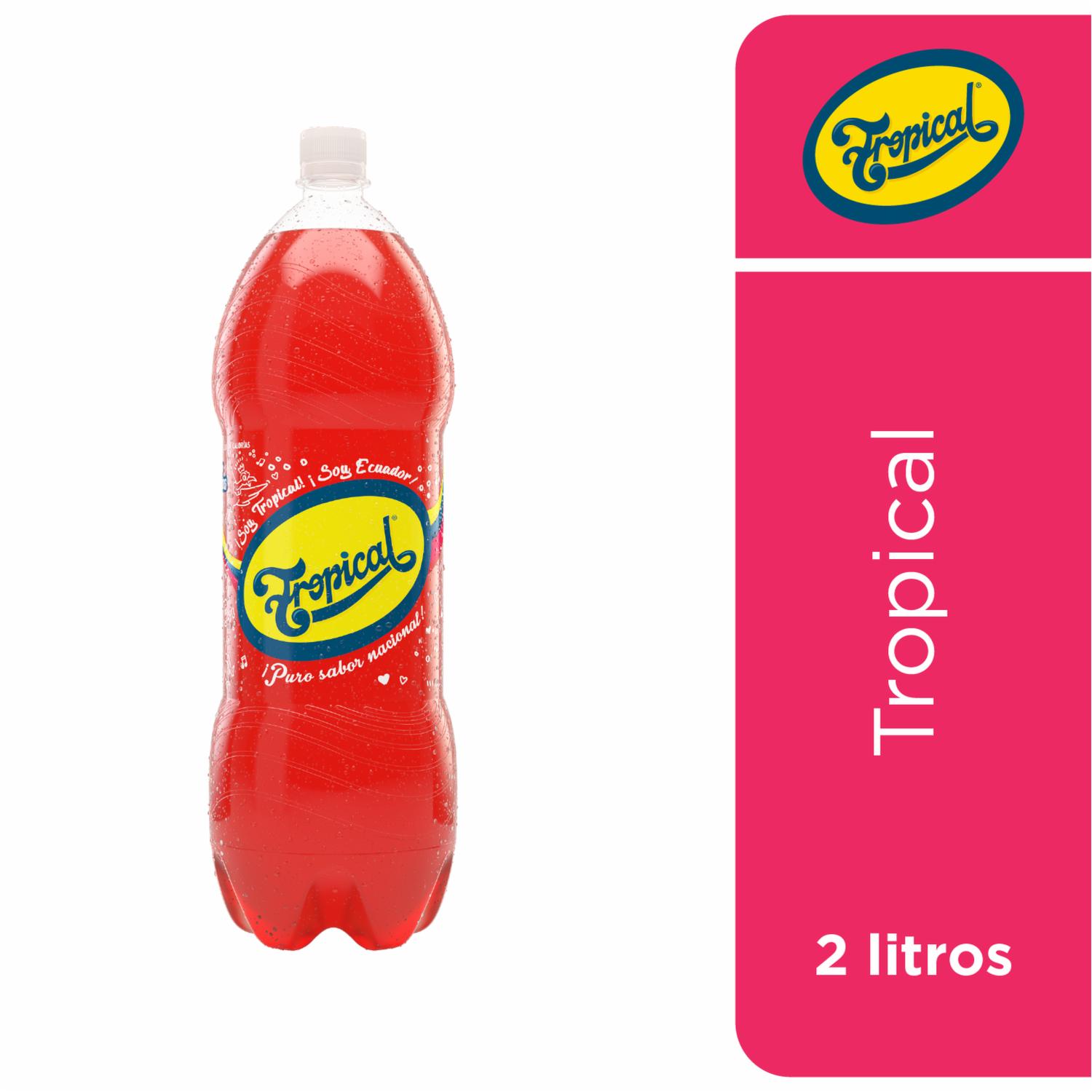 Bebida Gaseosa Sabor A Fresa TROPICAL 2000 Ml