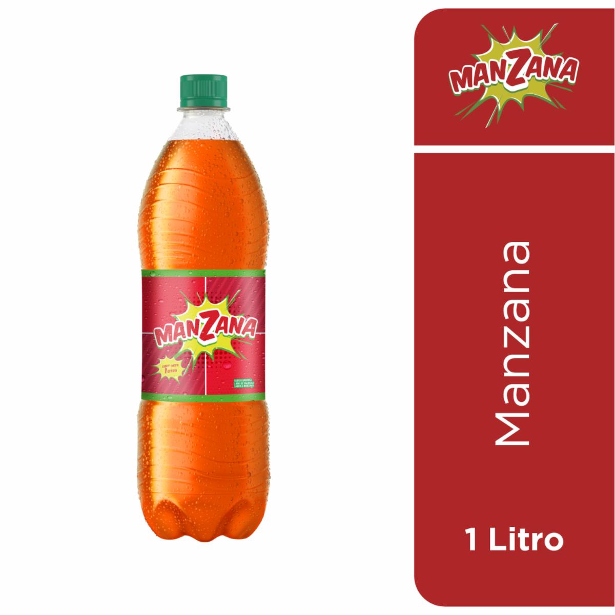 Bebida Gaseosa Sin Azúcar Sabor A Manzana MANZANA 1000 Ml