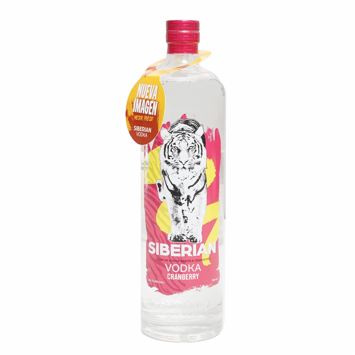 Vodka Cranberry Siberian 750 Ml