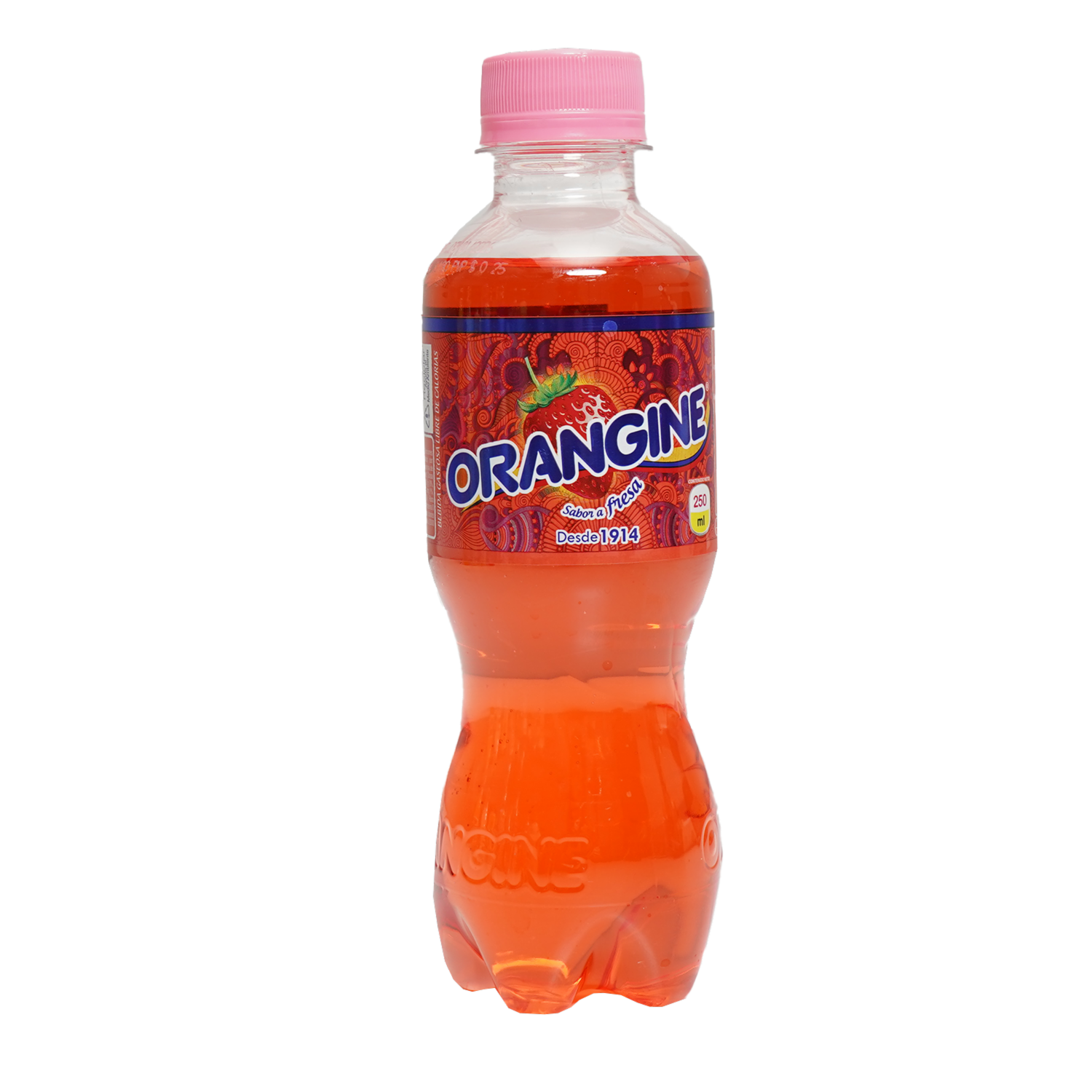 Bebida Gaseosa Sabor A Fresa ORANGINE 250 Ml