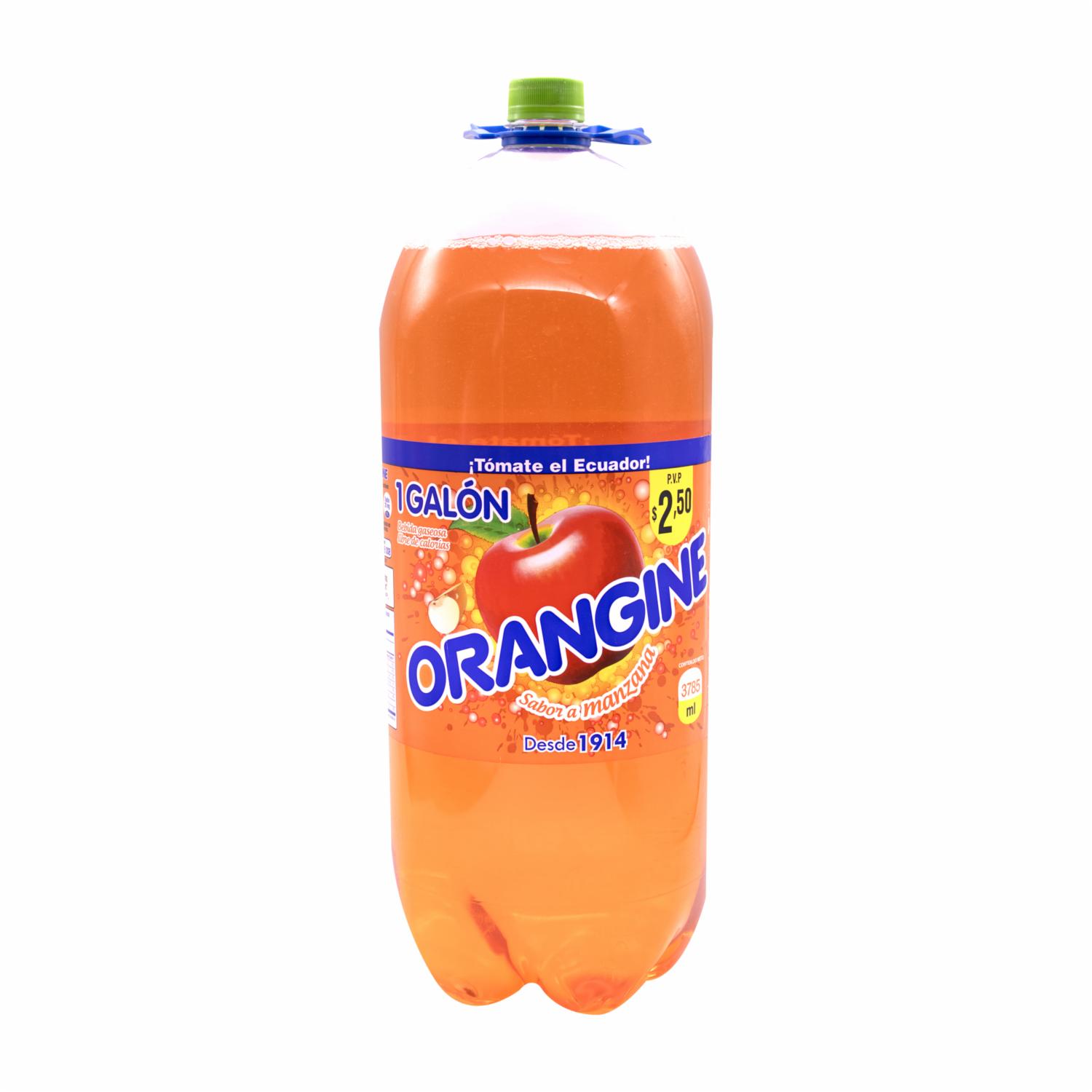 Bebida Gaseosa Sabor A Manzana ORANGINE 3785 ml