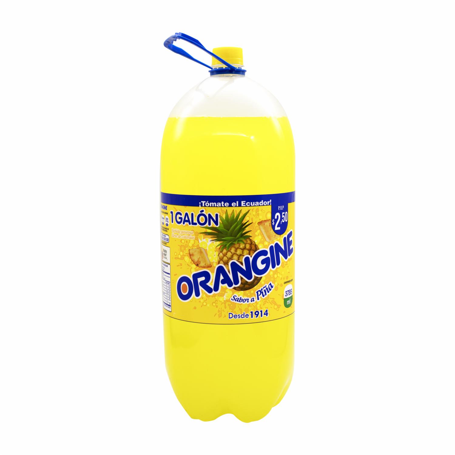 Bebida Gaseosa Sabor A Pina ORANGINE 3785 Ml