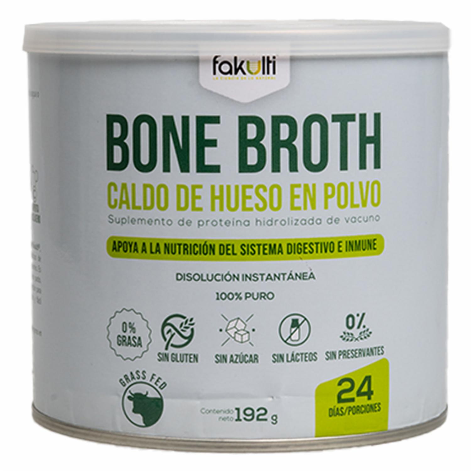 Colágeno Hidrolizado Caldo De Hueso En Polvo BONE BROTH 192 G