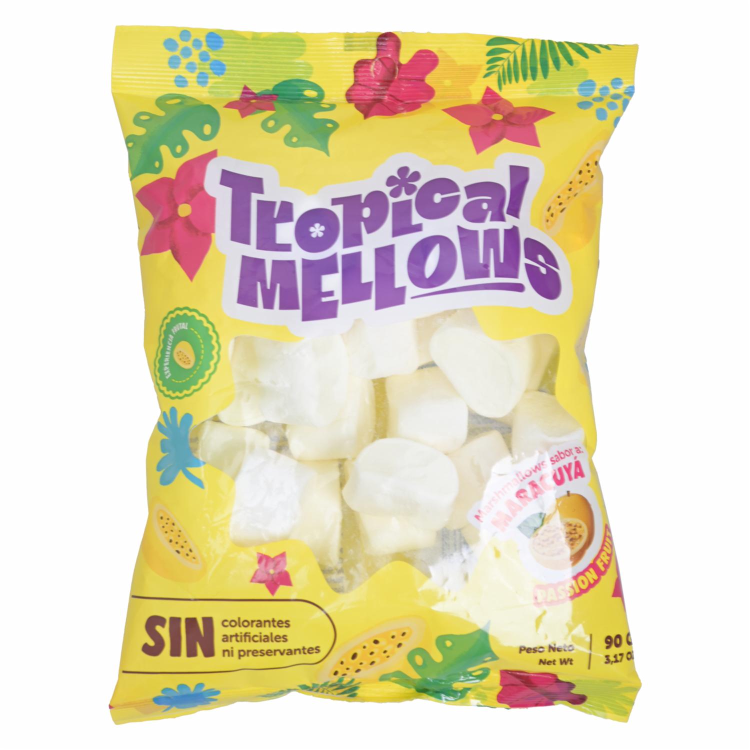 Masmellows Sabor A Maracuyá TROPICAL MELLOWS 90 G