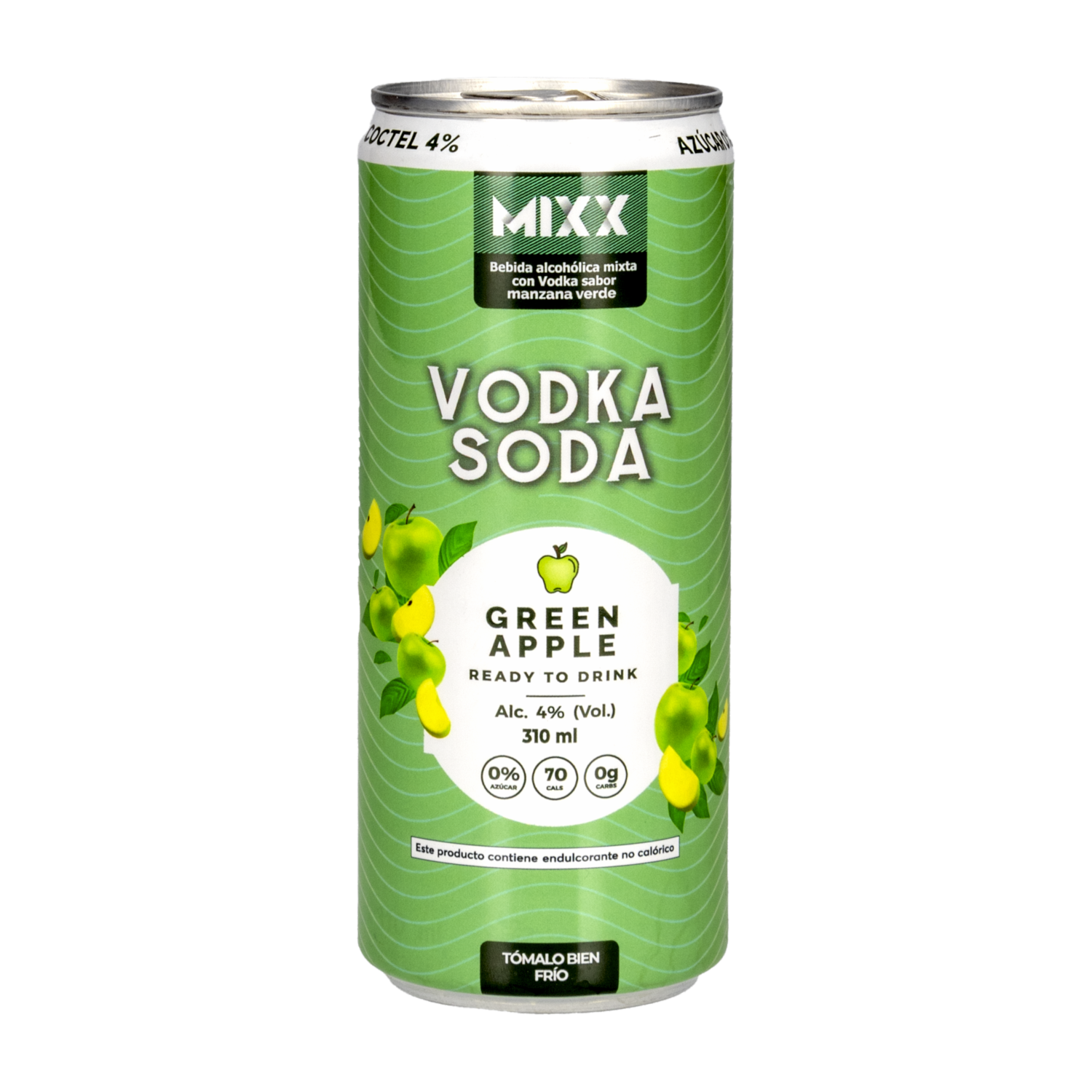 Coctel Manzana Verde VODKA SODA 310 Ml