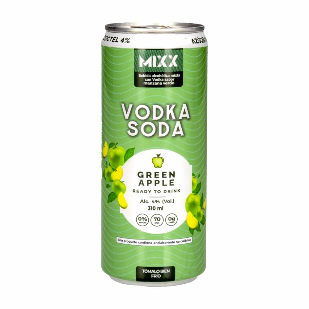 Coctel Manzana Verde Vodka Soda 310 Ml