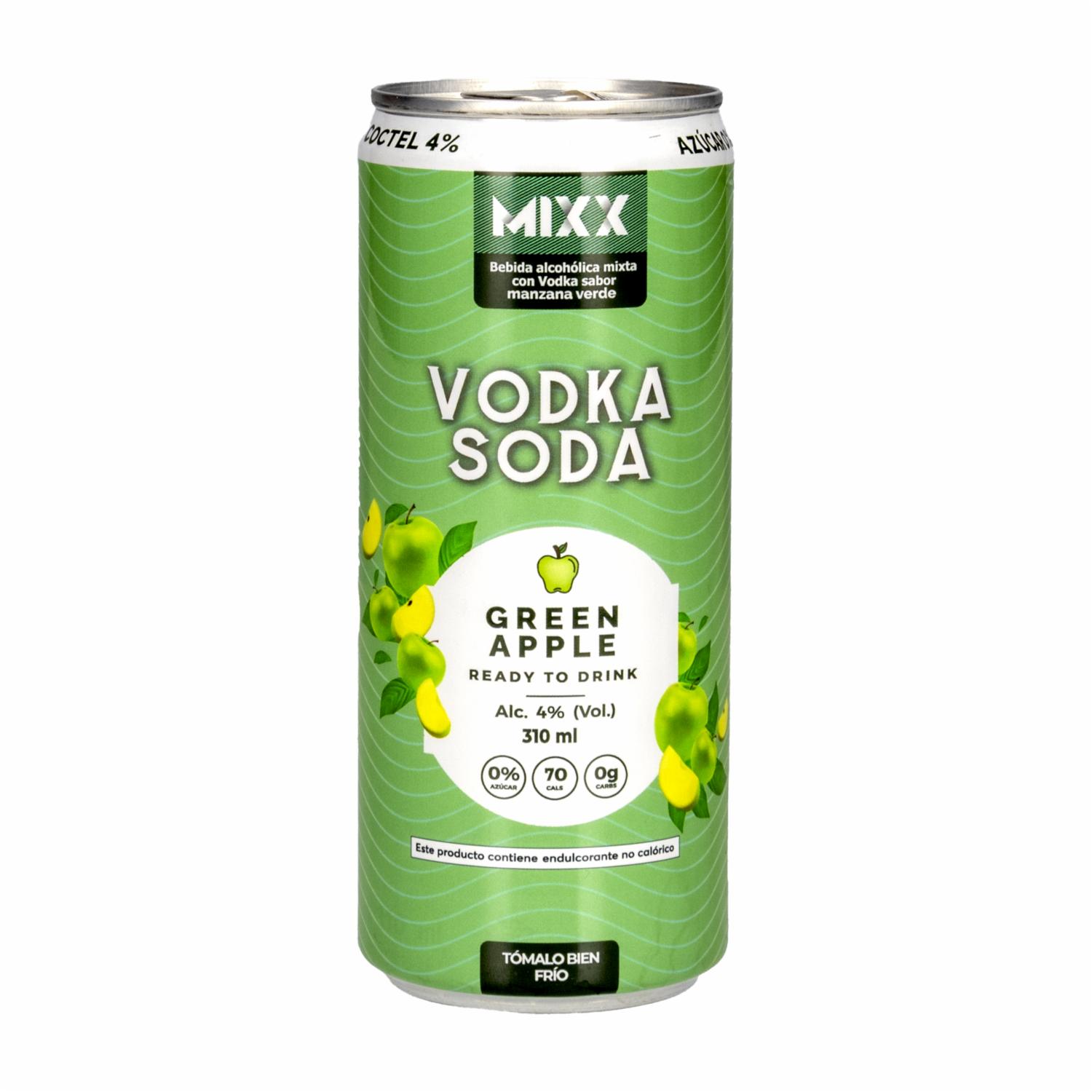 Coctel Manzana Verde Mixx 310 Ml