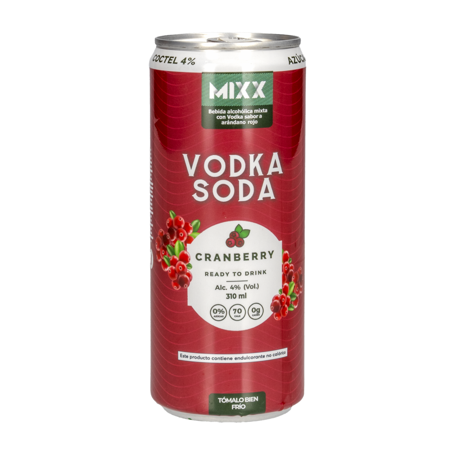 Coctel Cranberry VODKA SODA 310 Ml