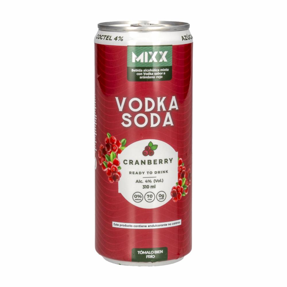 Coctel Cranberry Vodka Soda 310 Ml