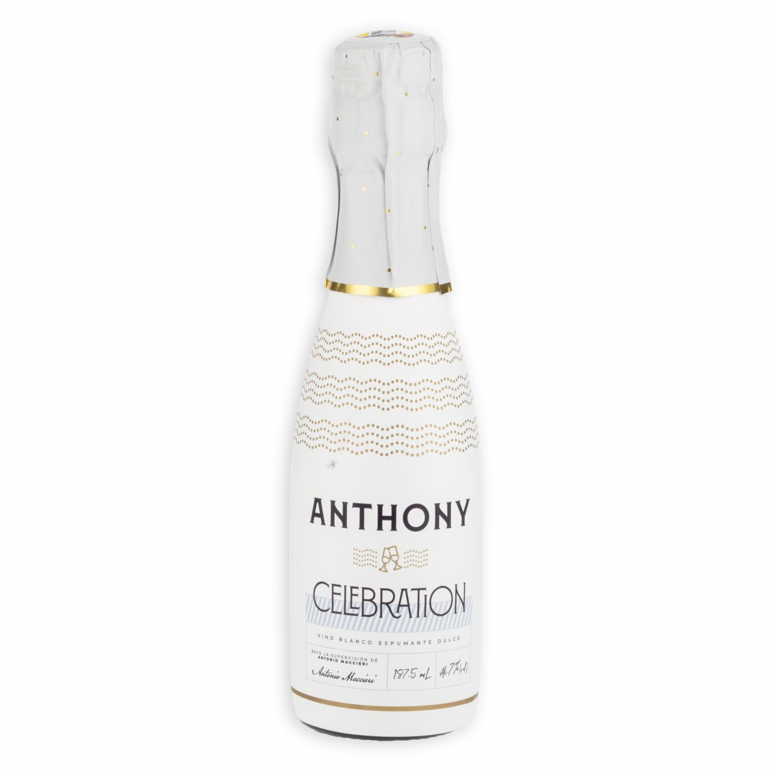 Vino Blanco Espumante Dulce ANTHONY 187,5 Ml