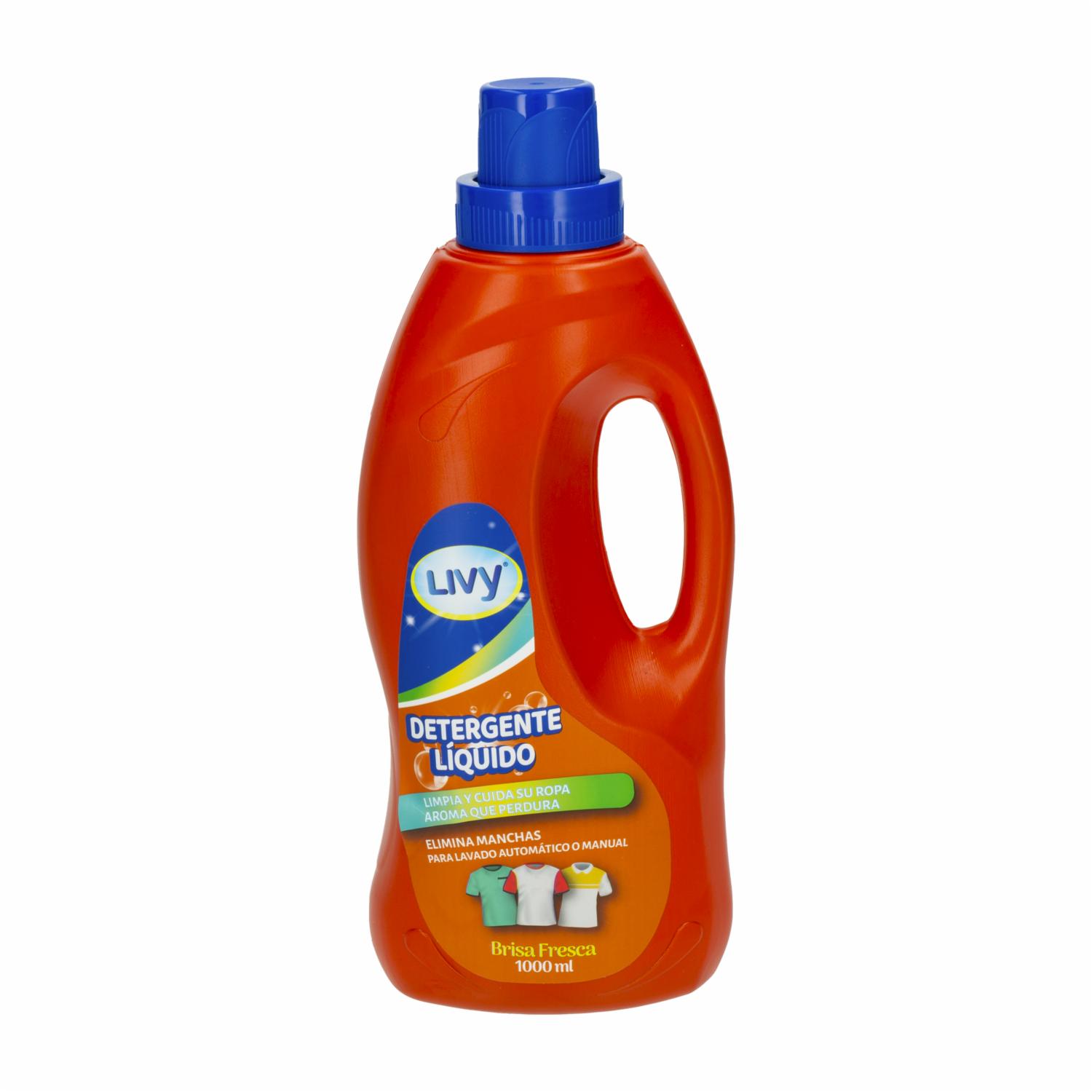 Detergente Líquido Brisa Fresca LIVY 1 Litro