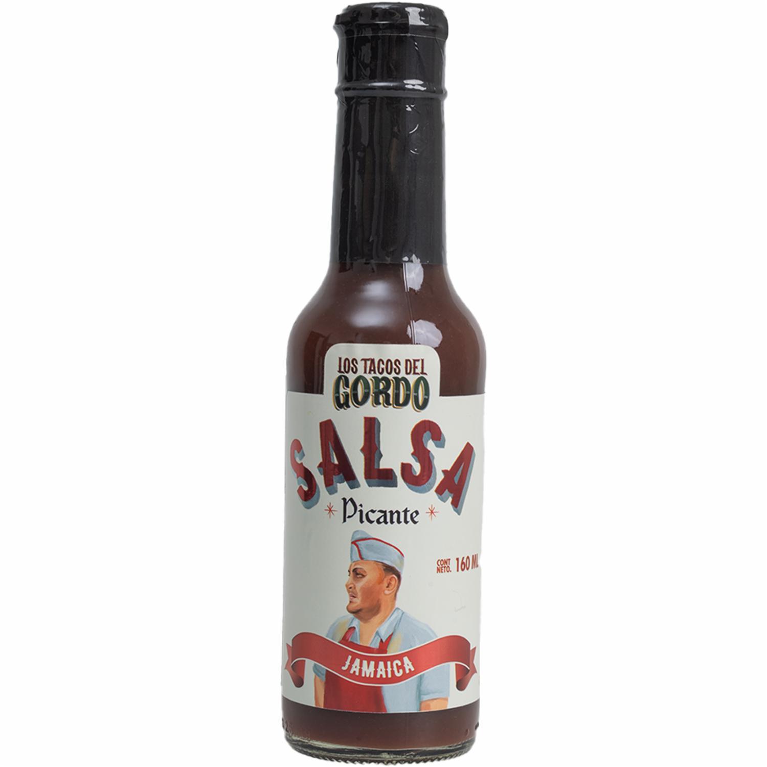 Salsa Picante Jamaica LOS TACOS DEL GORDO 160 Ml