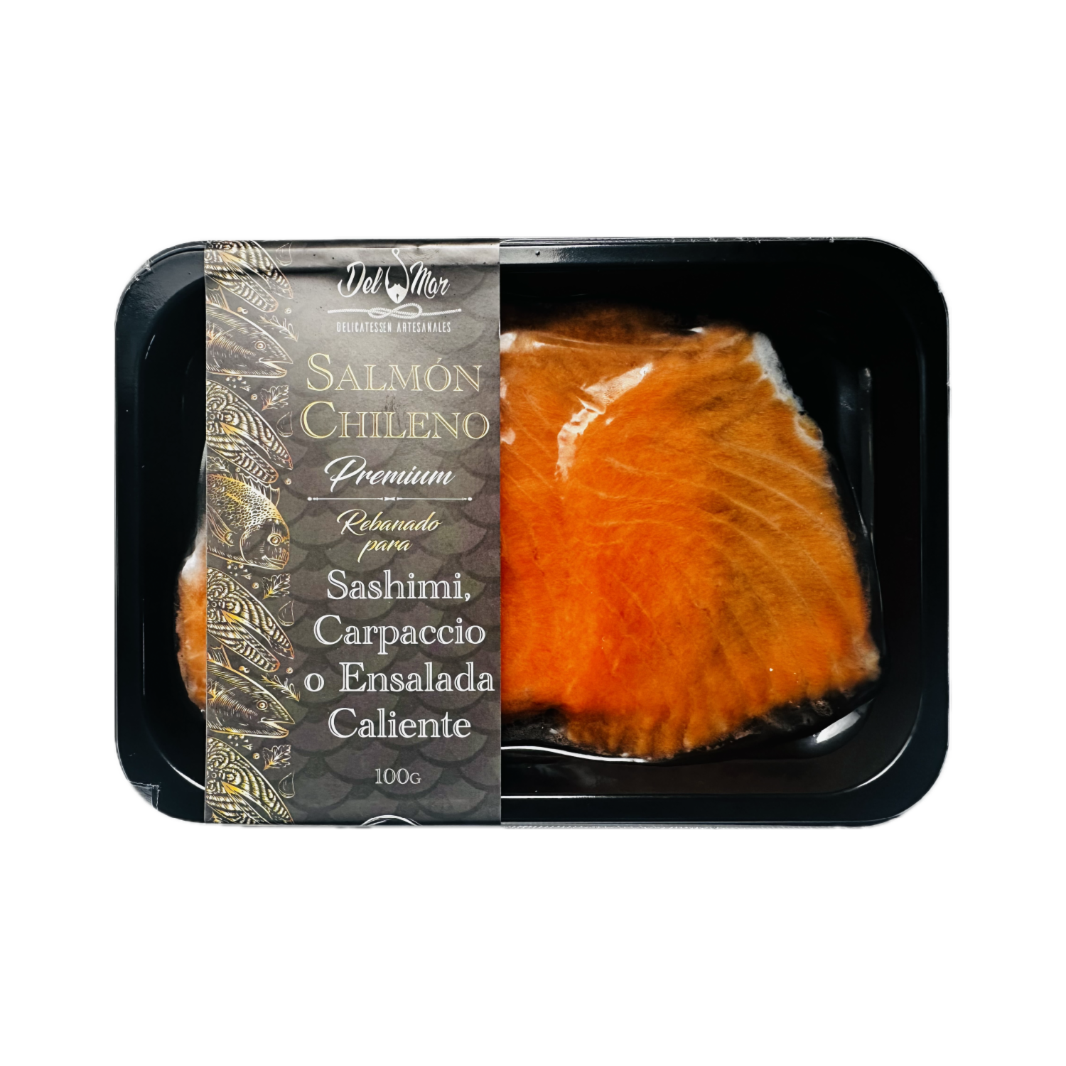 Pescado Salmón Chileno Premium DEL MAR 100 G