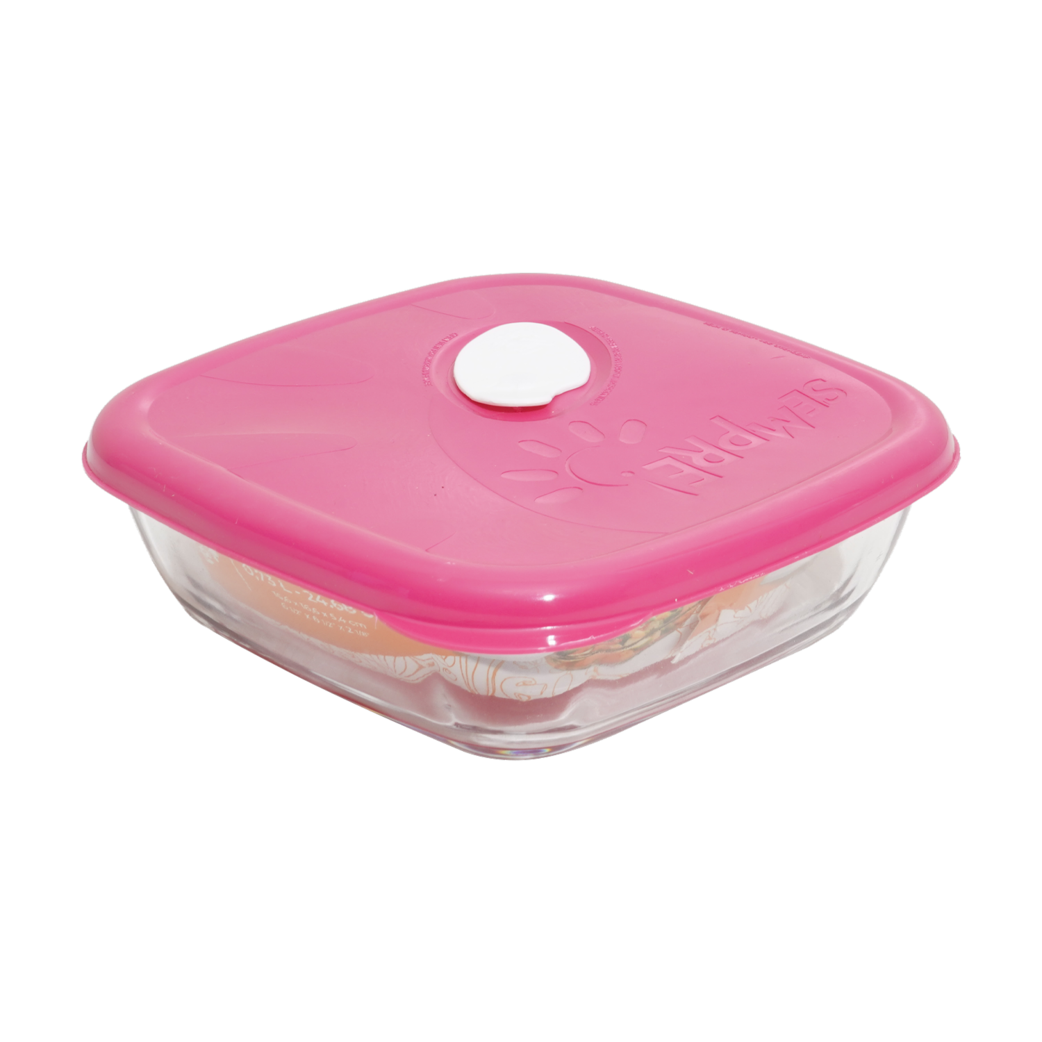 Repostero Cuadrado Con Tapa SEMPRE 730 Ml