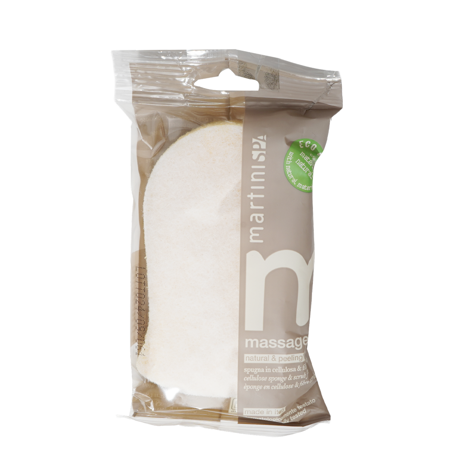 Esponja De Baño De Celulosa/Fibra Exfoliante MARTINI SPA Unidad