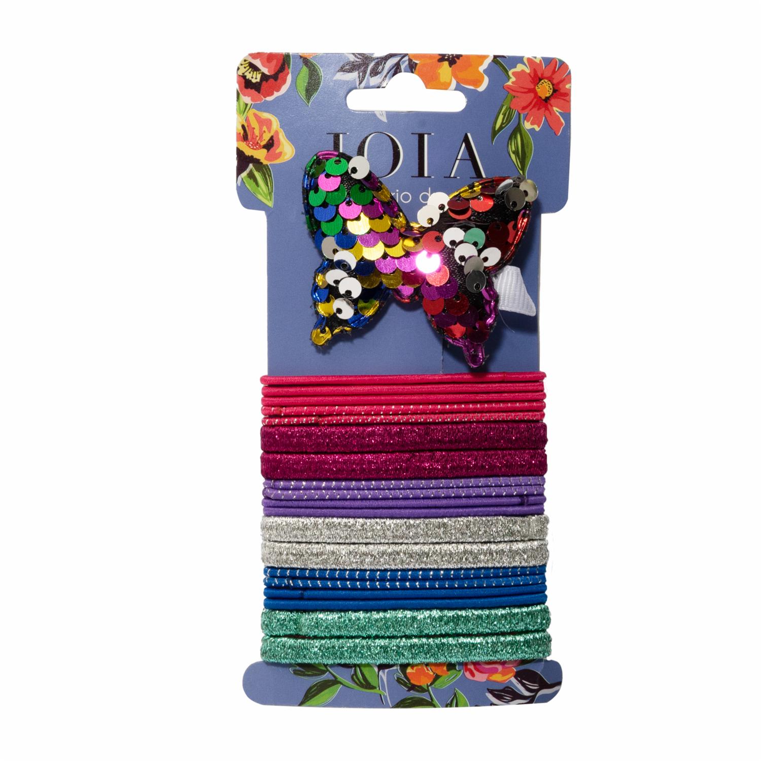 Set Para Niñas De Vinchas Para Niña Tipo Mariposa JOIA Elásticas Diseño Mariposa Por 20 Unidades