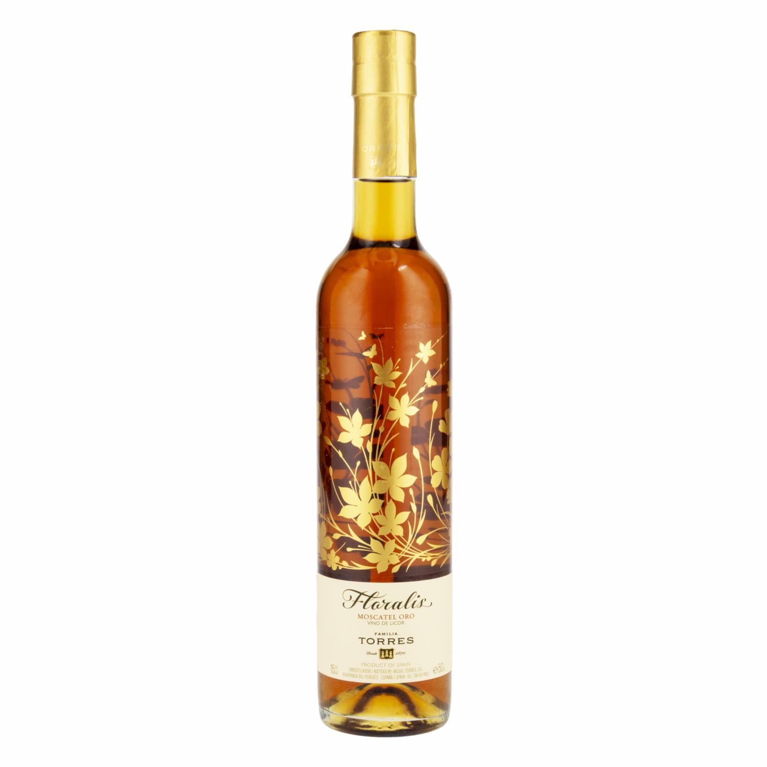 Vino De Licor Moscatel Oro FLORALIS 500 Ml