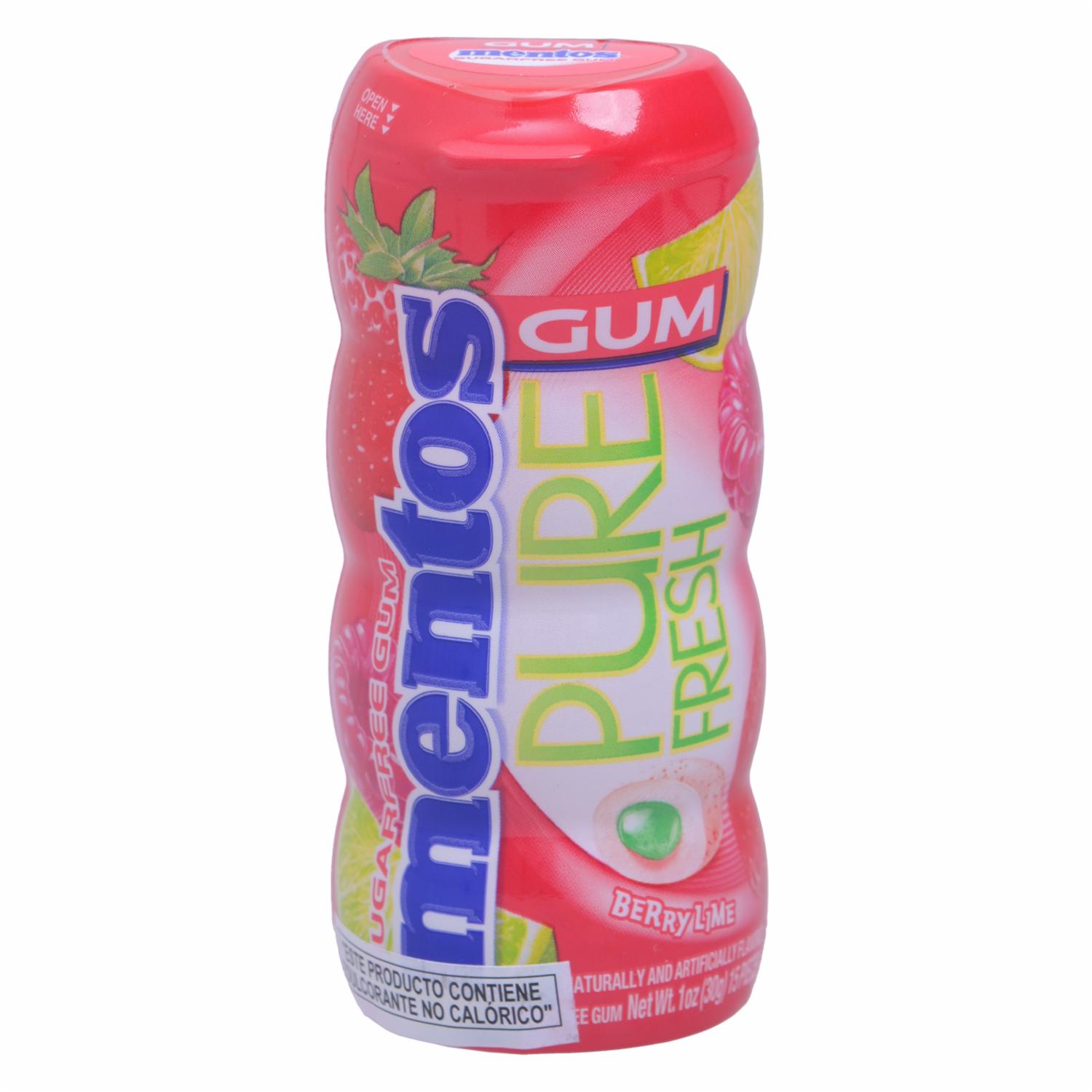 Chicles Sabor A Frutos Rojos MENTOS 30 G