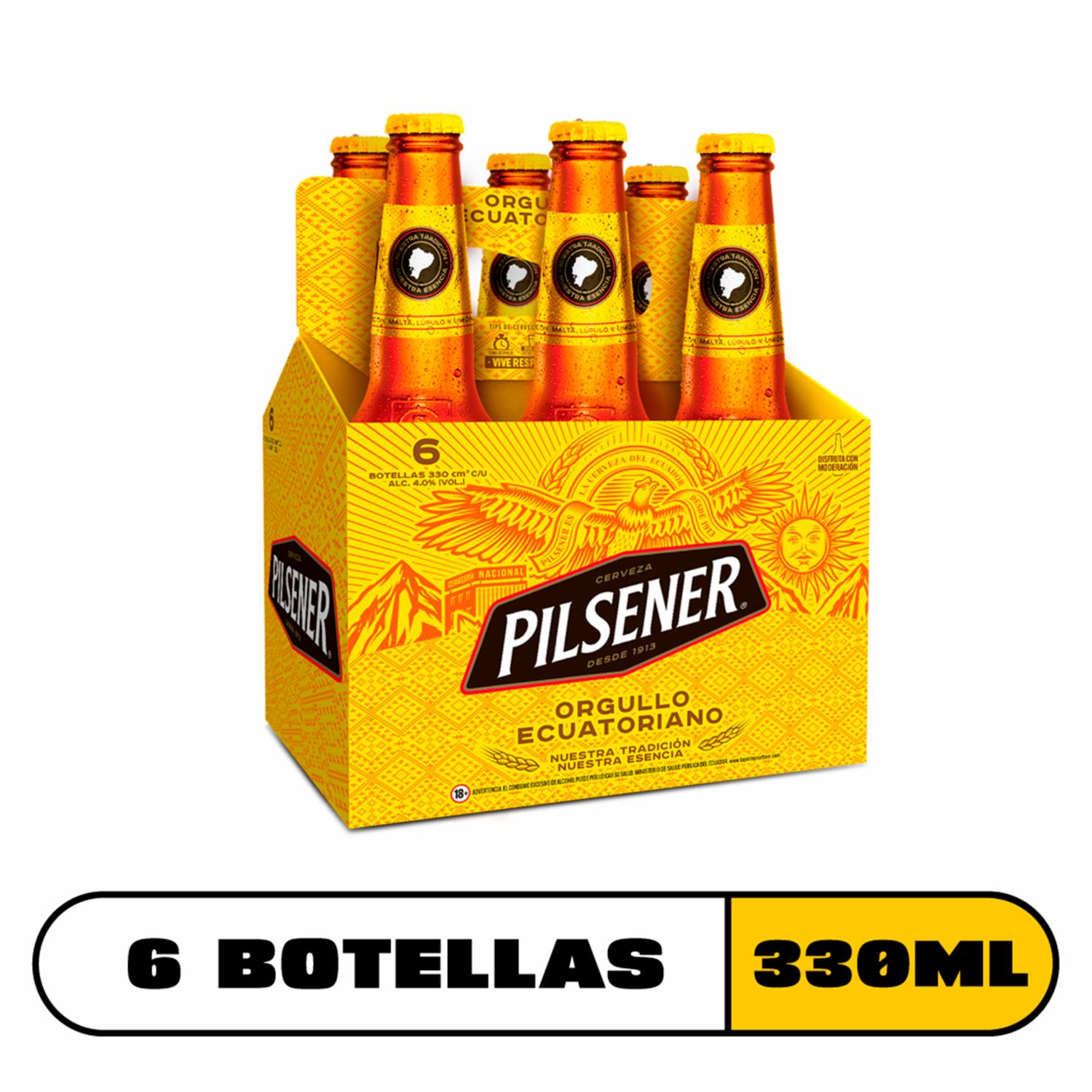 Cerveza Twist Off Pilsener 6 X 330 Ml