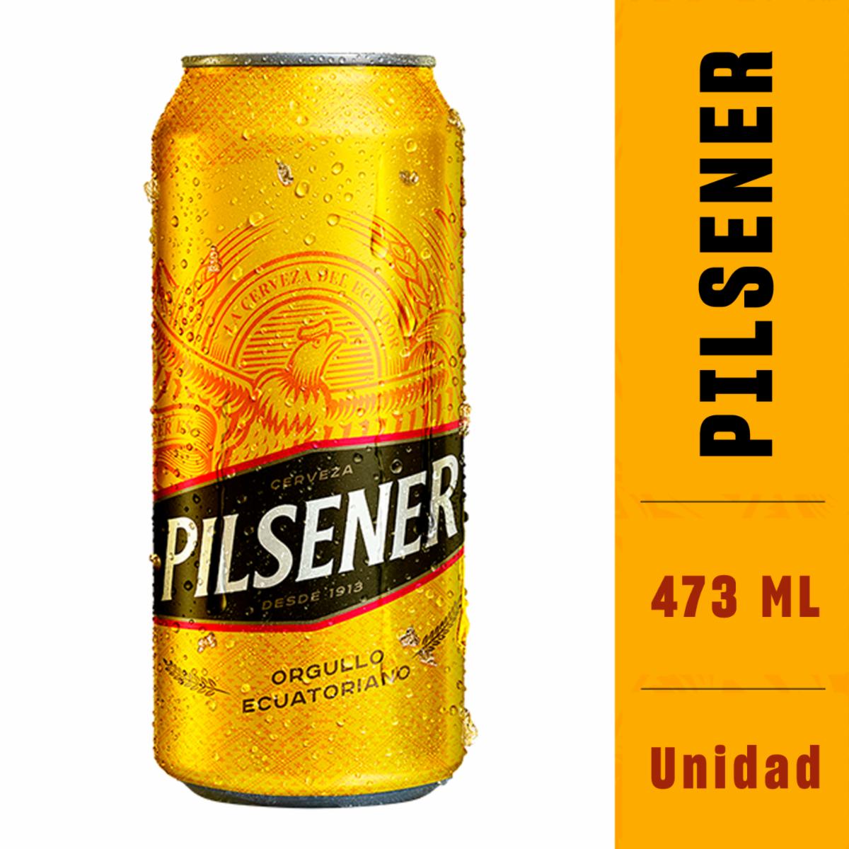 Cerveza En Lata PILSENER 473 ML