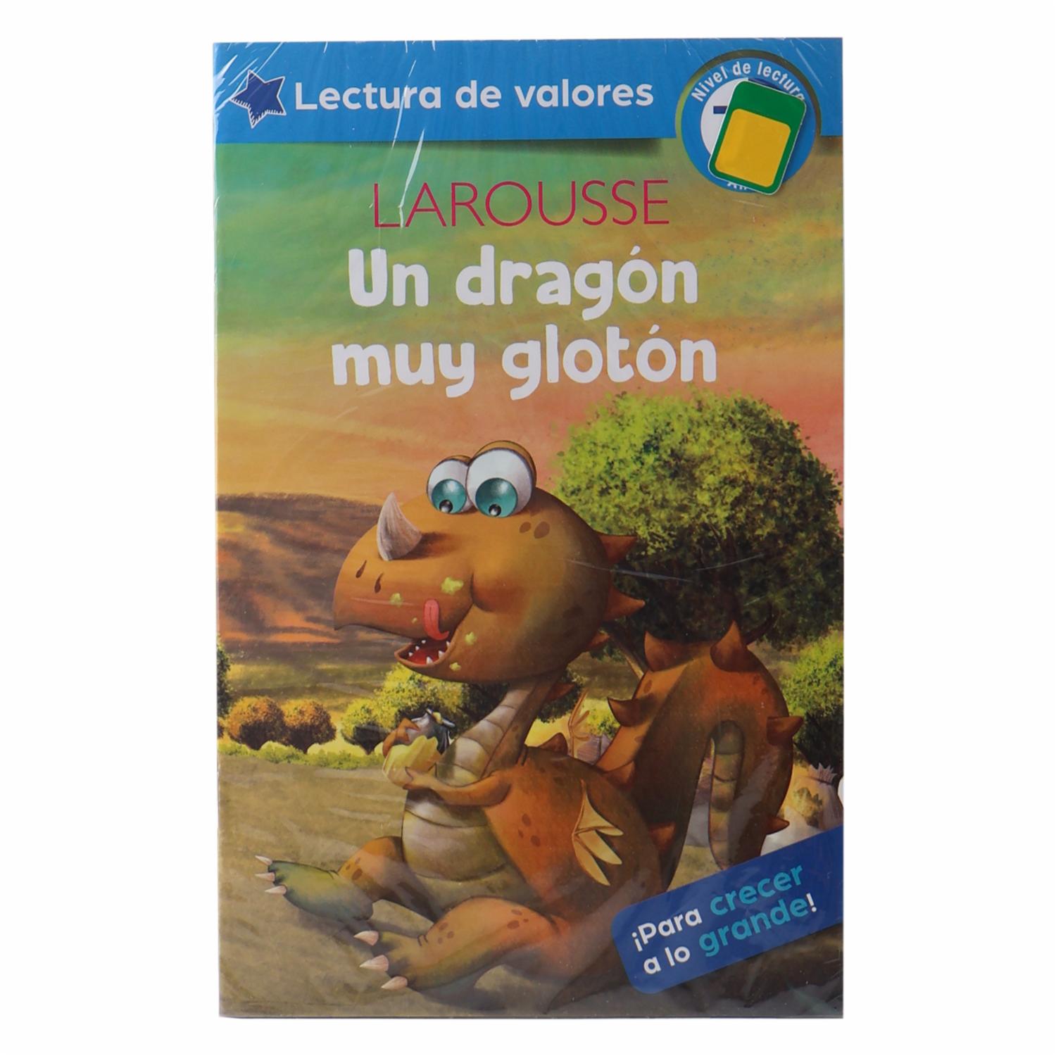 Libro Un Dragon Muy Glotón LAROUSSE 25 Páginas