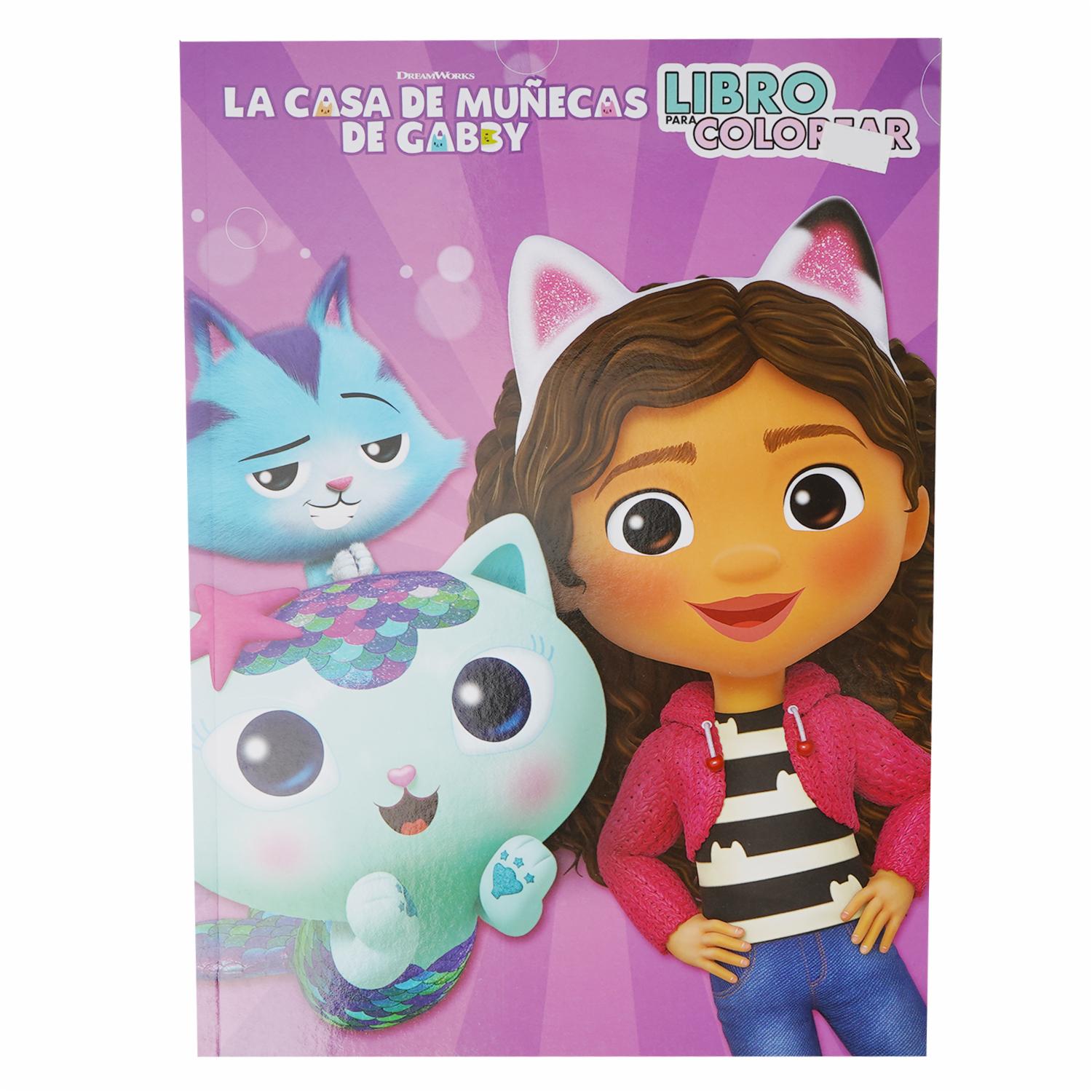 Libro La Casa De Muñecas De Gabby Para Colorear PENGUIN 75 Páginas