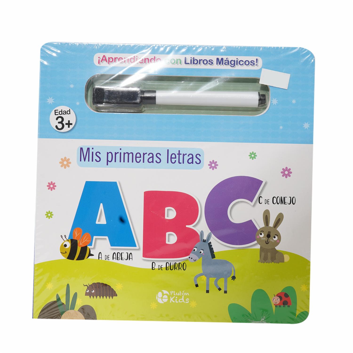 Libro Mis Primeras Letras Libro Magico PLUTÓN 8 Páginas