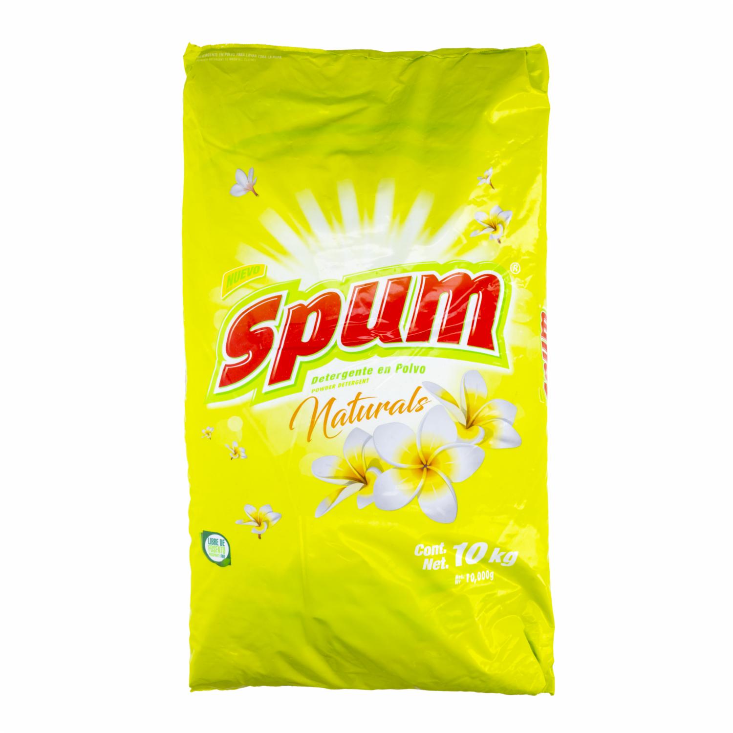 Detergente En Polvo Naturals SPUM 10 Kg