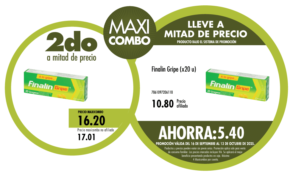 Maxicombo mitad de precio 10