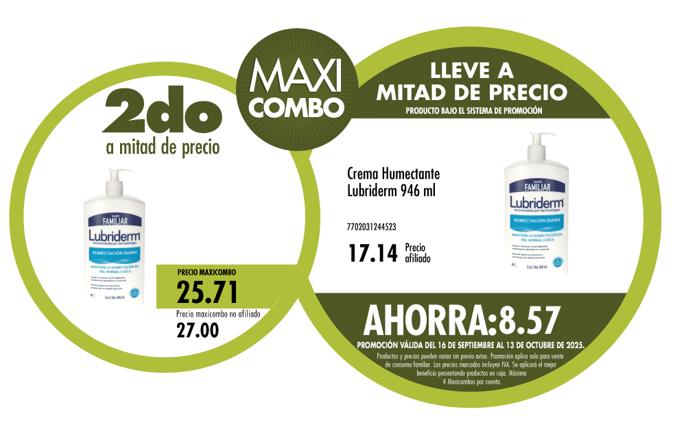 Maxicombo mitad de precio 36