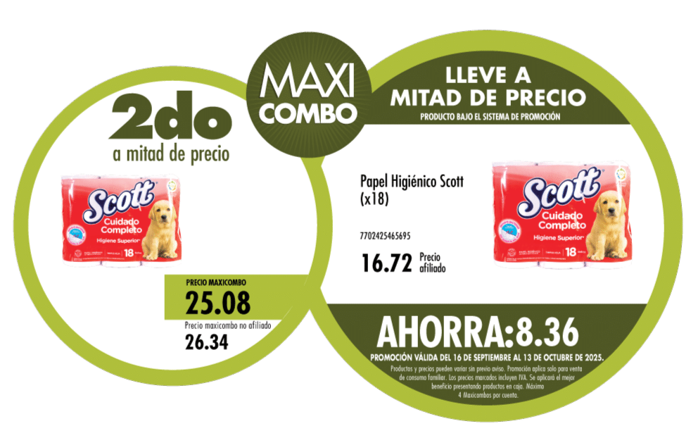 Maxicombo mitad de precio 37