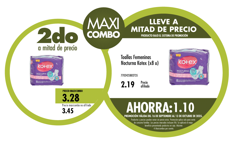 Maxicombo mitad de precio 38