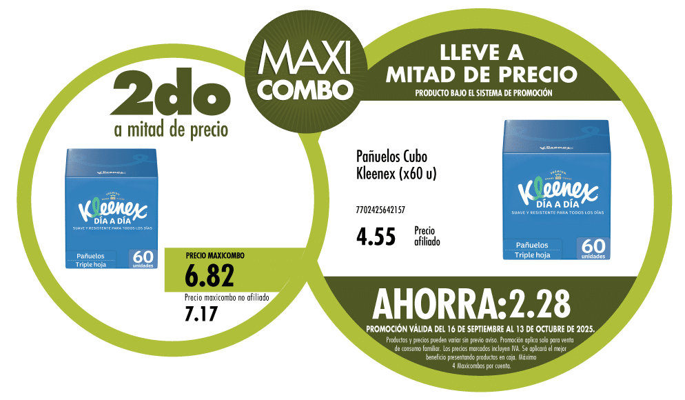 Maxicombo mitad de precio 39