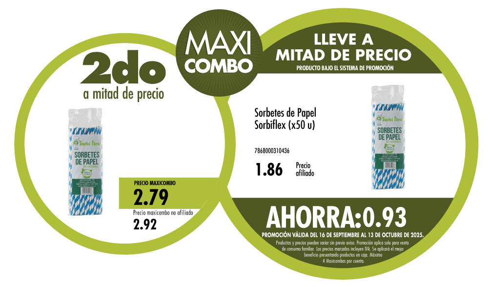 Maxicombo mitad de precio 44