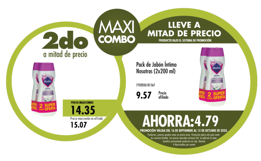 Maxicombo mitad de precio 46