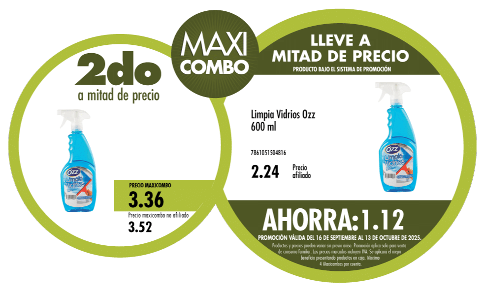 Maxicombo mitad de precio 61