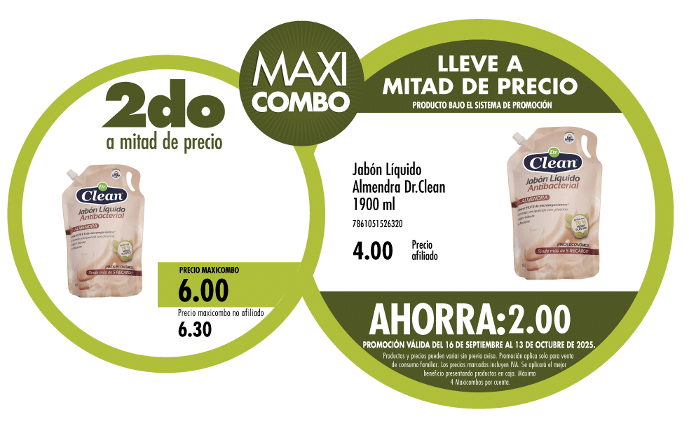 Maxicombo mitad de precio 62