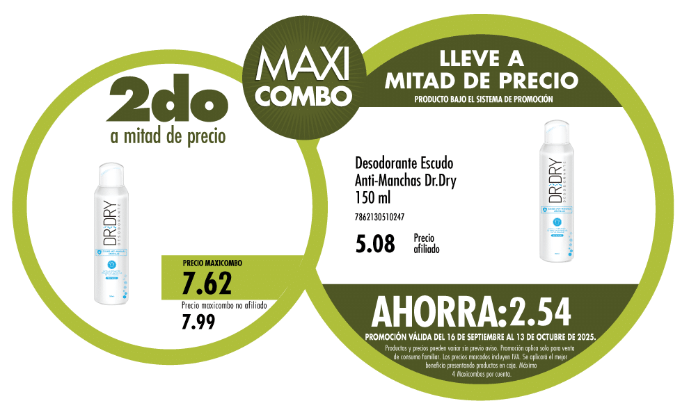 Maxicombo mitad de precio 72