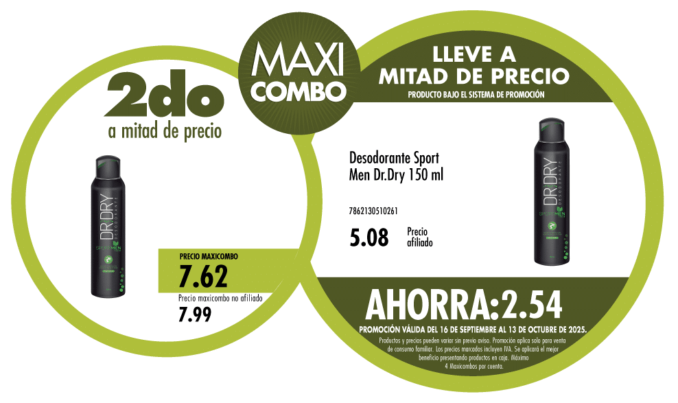 Maxicombo mitad de precio 74