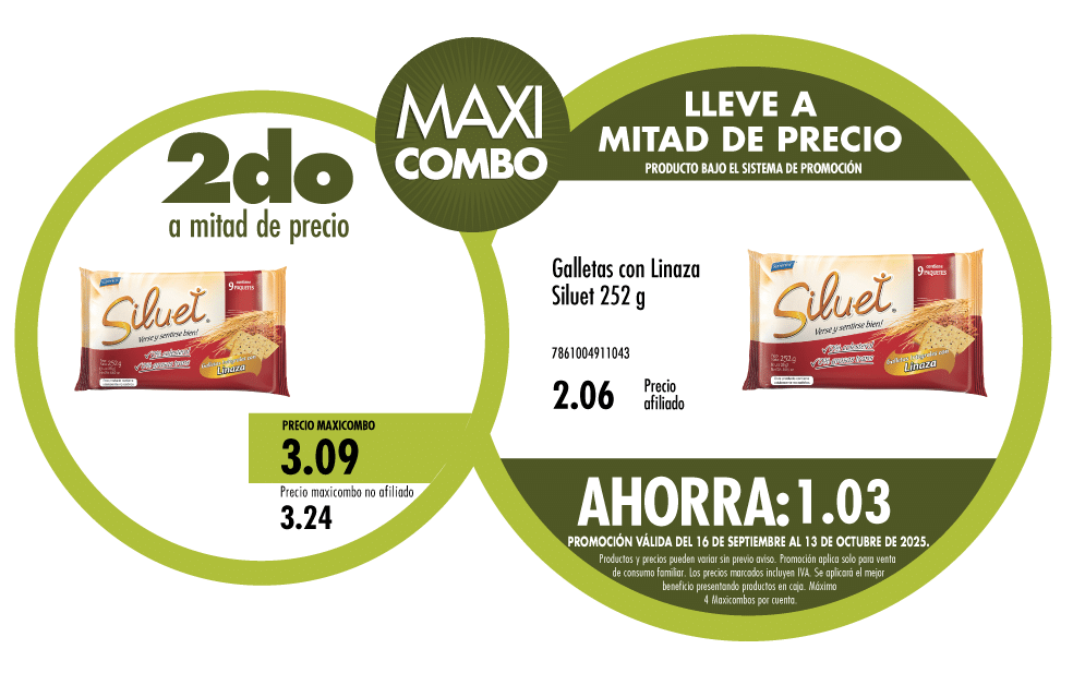 Maxicombo mitad de precio 8