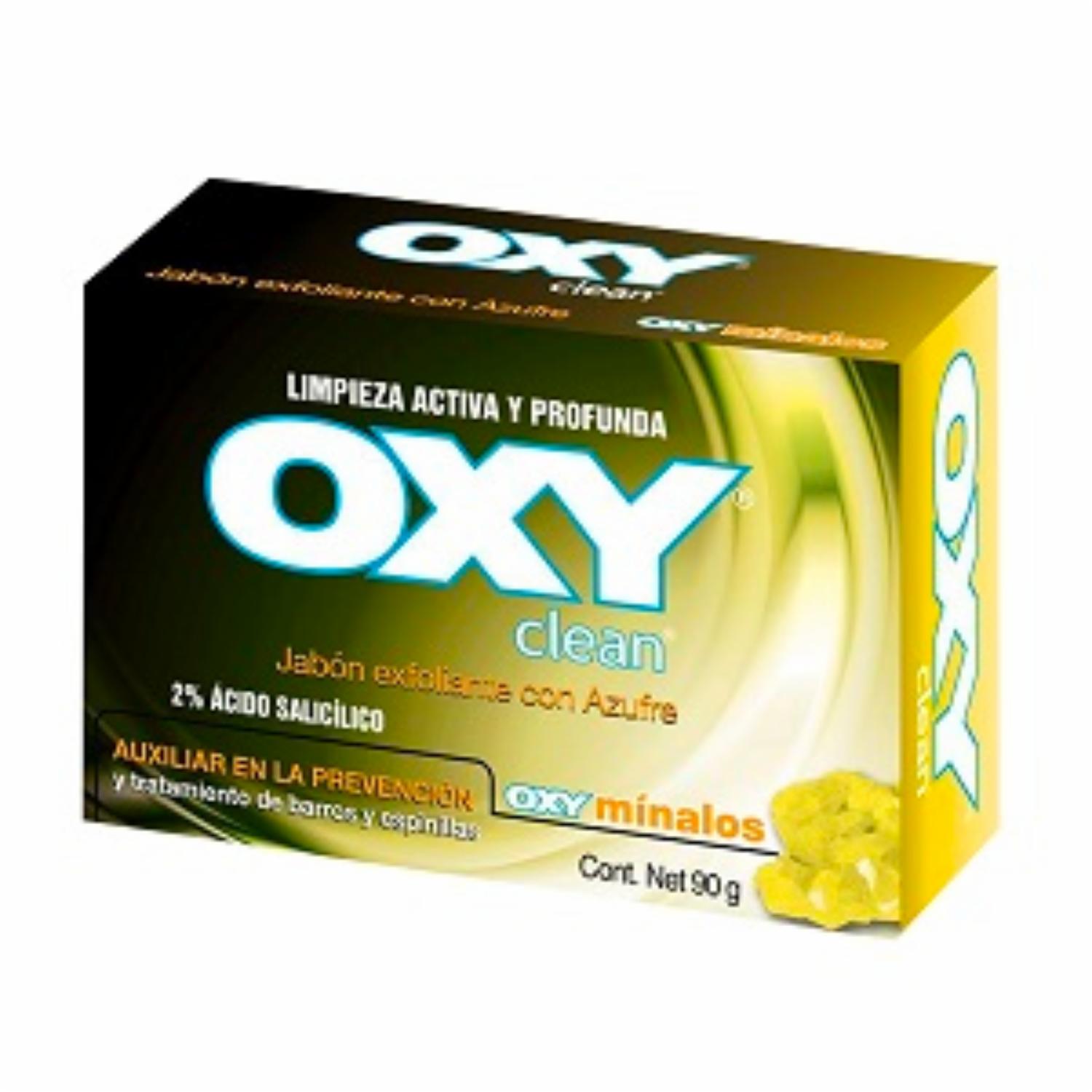 Jabón En Barra Exfoliante Con Azufre OXY 90 G