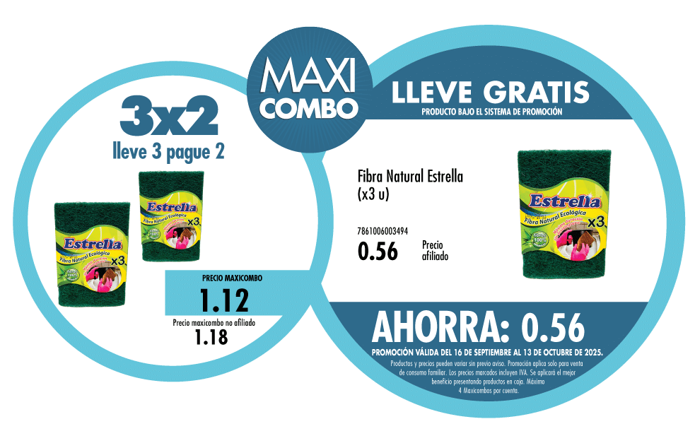 Maxicombo 3×2 -12