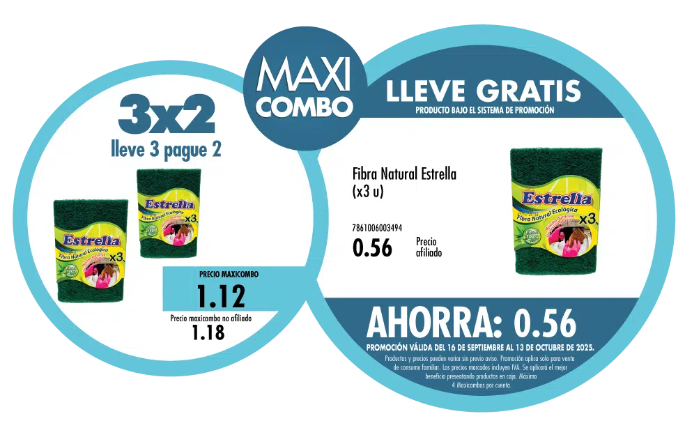 Maxicombo 3×2 -12