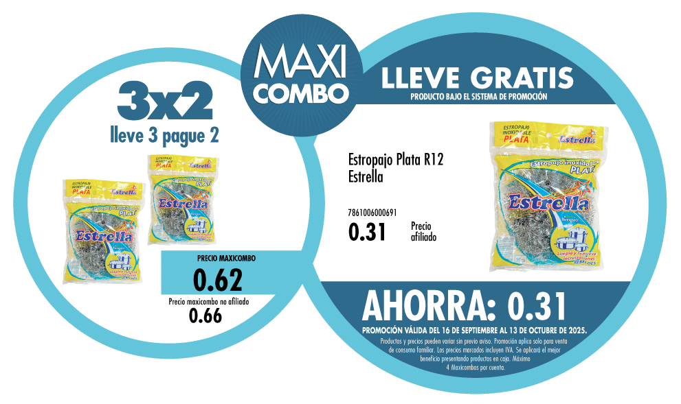 Maxicombo 3×2 -15
