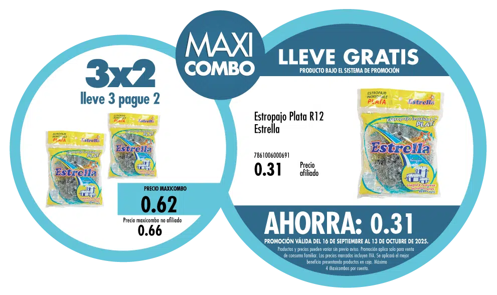 Maxicombo 3×2 -15
