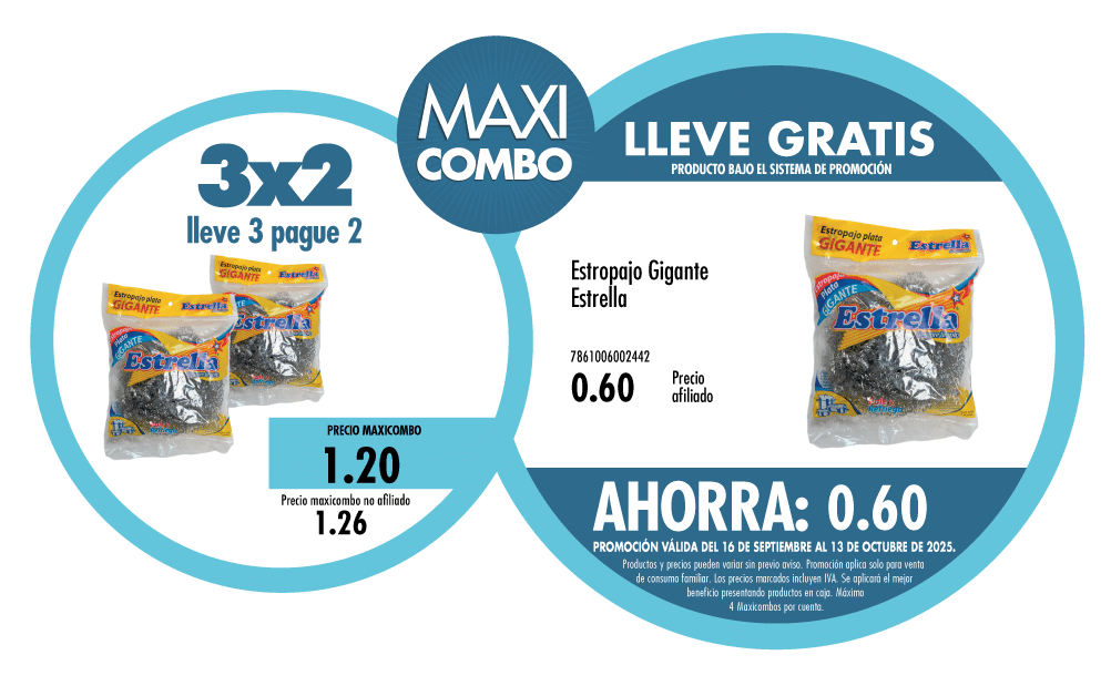 Maxicombo 3×2 -16