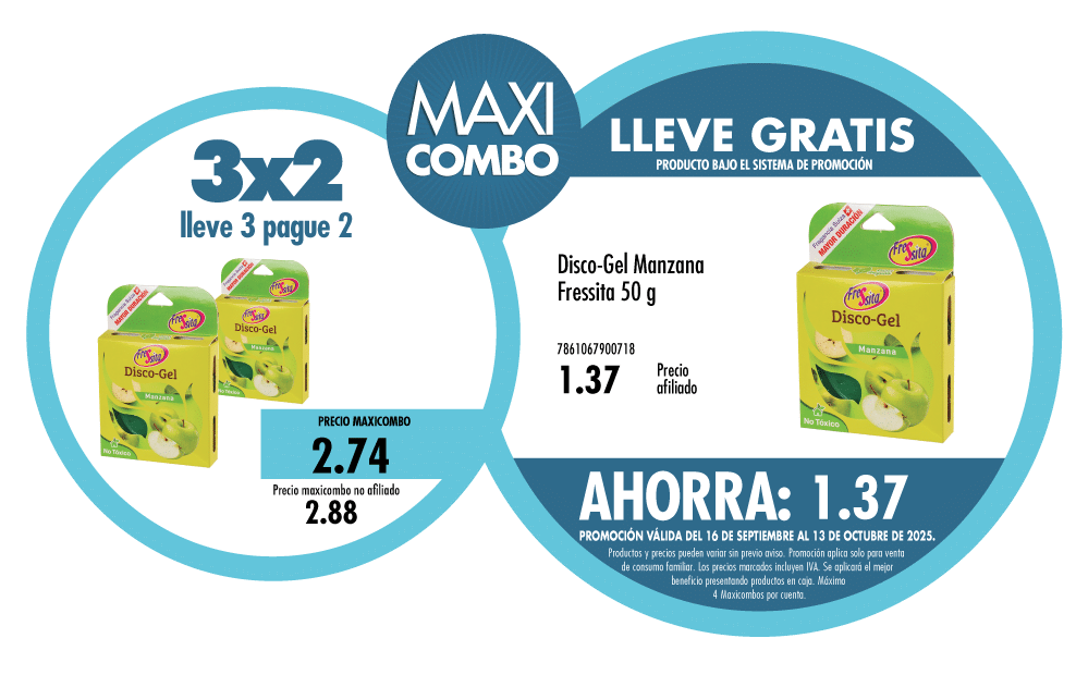 Maxicombo 3×2 -18