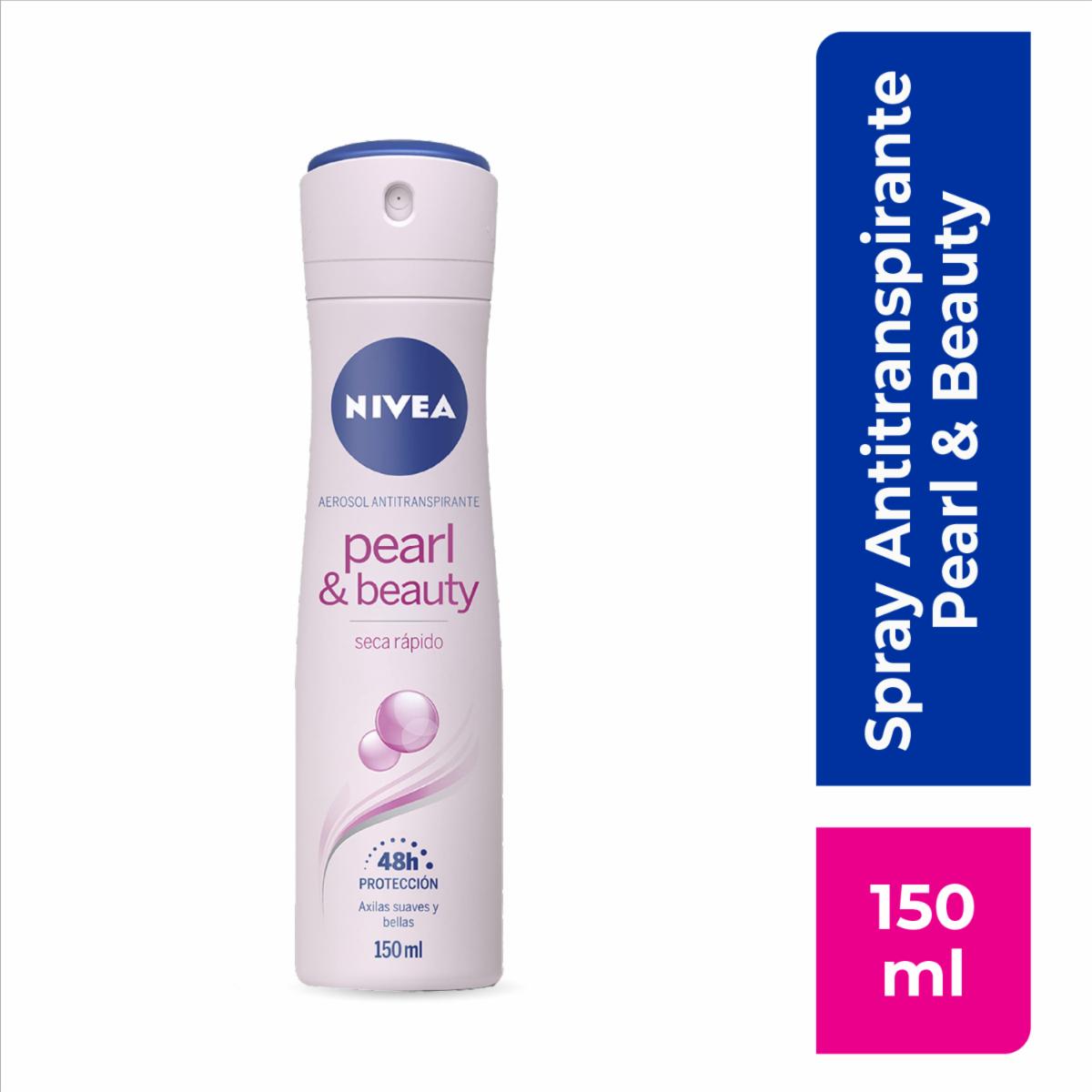Desodorante En Aerosol Para Dama Pearl & Beauty NIVEA 150 Ml