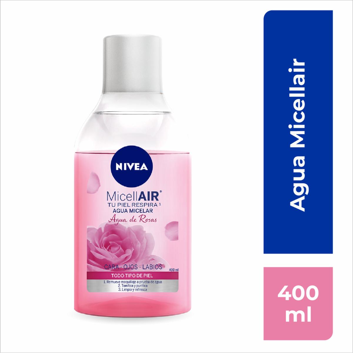 Agua Micelar De Rosas NIVEA 400 Ml