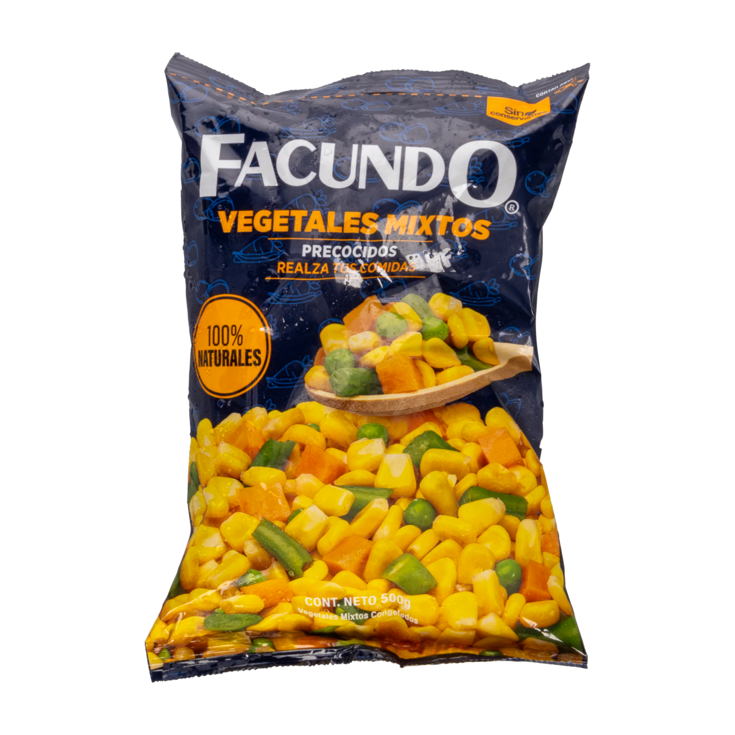 Vegetales Mixtos Congelados FACUNDO Funda